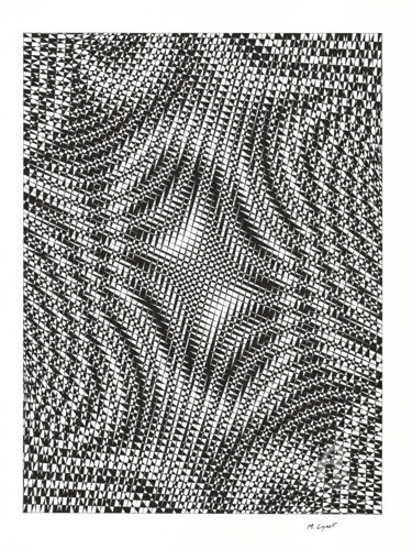 Dessin intitulée "010.jpg" par Michaël Cugnet, Œuvre d'art originale, Encre