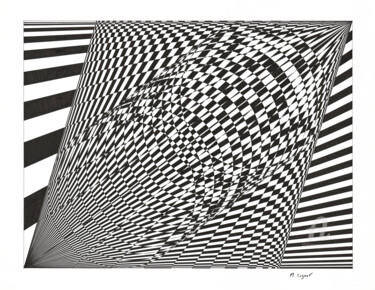 Dessin intitulée "012.jpg" par Michaël Cugnet, Œuvre d'art originale, Encre