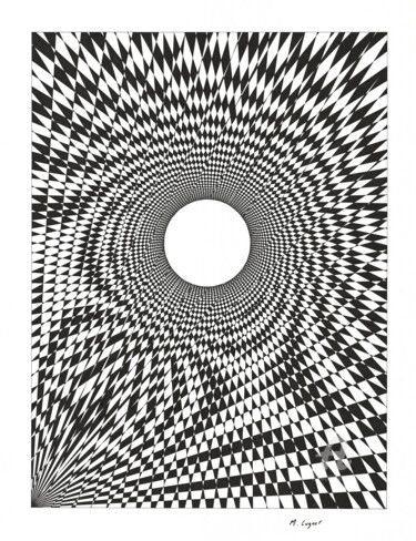 Dessin intitulée "014.jpg" par Michaël Cugnet, Œuvre d'art originale, Encre