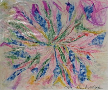 Painting titled "CENTRIFUGE" by David Cade, Original Artwork, Pastel