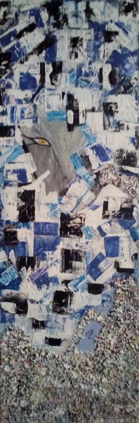 Peinture intitulée "Miroir brisé : La l…" par Yakout Habri, Œuvre d'art originale