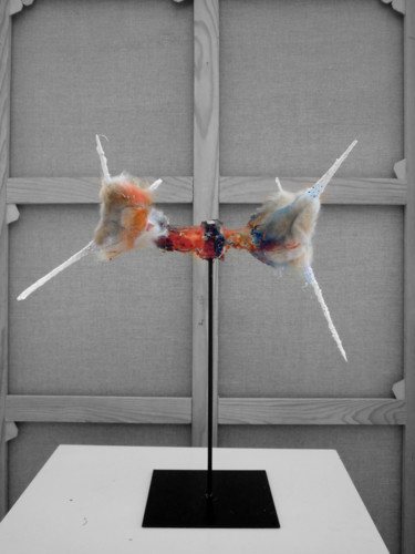 Sculpture intitulée "Sacrum felis coxae" par Baptiste Vanweydeveldt, Œuvre d'art originale, Techniques mixtes