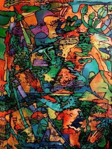 Malarstwo zatytułowany „No.W.83” autorstwa Małgorzata Krasucka, Oryginalna praca