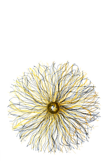 Gravures & estampes intitulée "réseau 27" par Jeff, Œuvre d'art originale, Sérigraphie