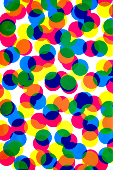 Gravures & estampes intitulée "Bubble 3" par Jeff, Œuvre d'art originale, Sérigraphie