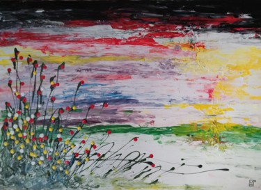 Peinture intitulée "Virgin land : L151" par Laou, Œuvre d'art originale, Acrylique