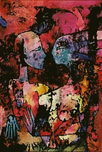 Malarstwo zatytułowany „No.K31” autorstwa Małgorzata Krasucka, Oryginalna praca, Olej Zamontowany na Drewniana rama noszy