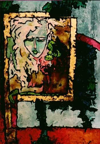 Malarstwo zatytułowany „No.K17” autorstwa Małgorzata Krasucka, Oryginalna praca, Olej