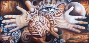 Peinture intitulée "m11.jpg" par Laurent Brizzi, Œuvre d'art originale, Acrylique