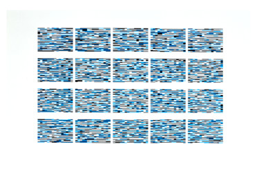Gravures & estampes intitulée "Strip 9" par Jeff, Œuvre d'art originale, Sérigraphie