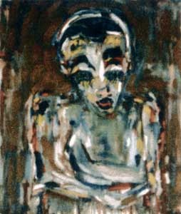 Peinture intitulée "L'étoile solitude" par Gilles Bizien, Œuvre d'art originale