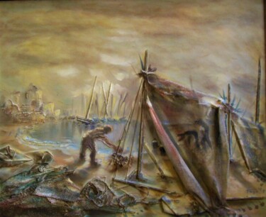 Peinture intitulée "relief-3.jpg" par Roger Fayolle, Œuvre d'art originale, Collages
