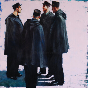 Painting titled "Weekdays." by Igor Shulman, Original Artwork, Oil