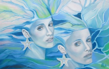 Peinture intitulée "L'autre émoi." par Alix, Œuvre d'art originale, Huile