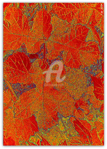 Peinture intitulée "AUTOMNE" par Pascaline, Œuvre d'art originale, Autre
