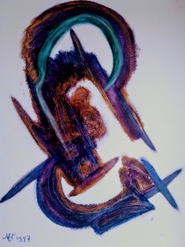 Schilderij getiteld "20180805-140617.jpg" door Marianne Huizinga, Origineel Kunstwerk