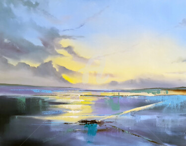 Painting titled "The Heavens Declare" by Elizabeth Williams, Original Artwork, Oil
