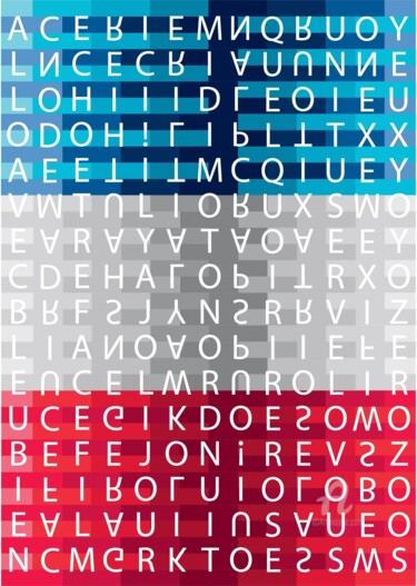 Parlez-vous Français? (Do you speak French?) on A4 Arts numériques intitulée "Parlez-vous Françai…" par Vinci Art, Œuvre d'art originale, Peinture numérique