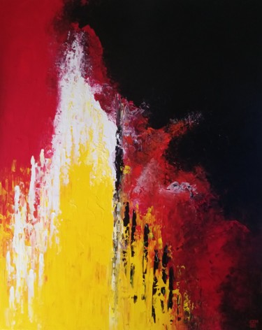 Peinture intitulée "Long Way : L153" par Laou, Œuvre d'art originale, Acrylique