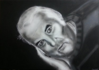 Painting titled "vater.jpg" by Matthias Lietz, Original Artwork, Airbrush