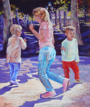 Peinture intitulée "Entrez dans la dans…" par Brigitte Charles, Œuvre d'art originale