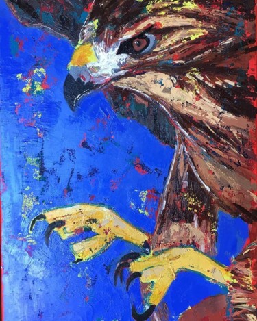 Peinture intitulée "Halcon" par Julie D'Aragon, Œuvre d'art originale, Acrylique