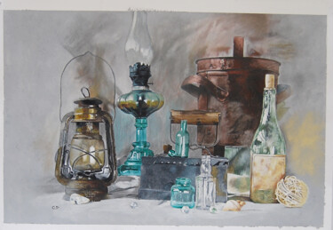 Painting titled "couleurs.png" by Catherine Digue - Turpin, Original Artwork, Gouache