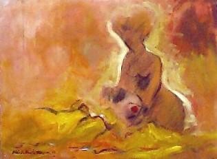 Painting titled "Quarta-feira" by Aldo Luiz De Paula Fonseca, Original Artwork, Oil