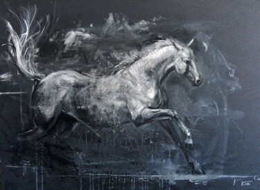绘画 标题为“horse” 由Giorgi Kobiashvili (KOBI), 原创艺术品, 油