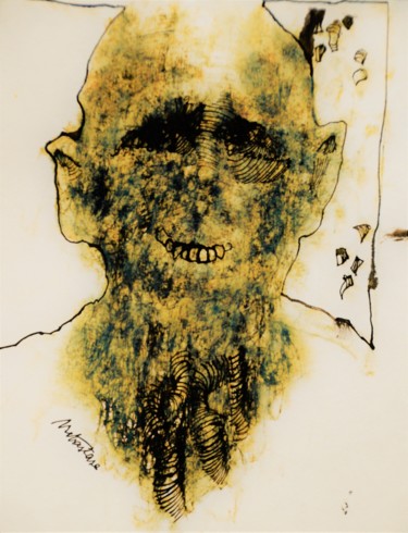 Metastase (1) Zeichnungen mit dem Titel "Metastase (1)" von Stephan Rodriguez Warnemünde, Original-Kunstwerk, Tinte