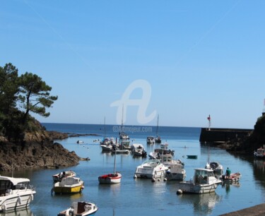 Photographie intitulée "le-port-de-brigneau…" par Didier Duclos, Œuvre d'art originale