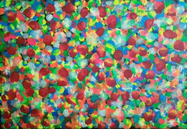 Peinture intitulée "Nuit d'amour de cor…" par Pascal, Œuvre d'art originale, Acrylique Monté sur artwork_cat.