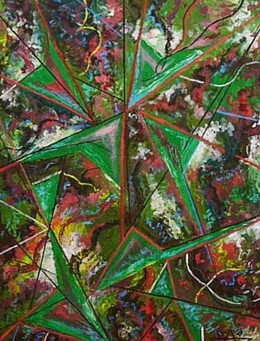 Painting titled "Henna" by Dragos Bagia, Original Artwork, Oil