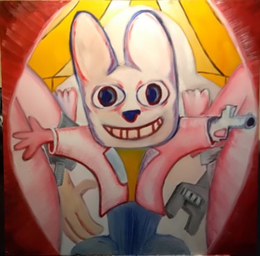 Peinture intitulée "(voir le titre dans…" par François Devreux, Œuvre d'art originale, Huile