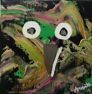 Peinture intitulée "Attitude 2" par Amrita Depraz, Œuvre d'art originale, Acrylique