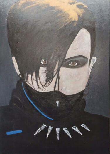 Peinture intitulée "LISBETH" par Philippe Rabouille (Raph), Œuvre d'art originale, Acrylique
