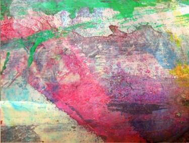 Painting titled "abstract" by Ron Atkin, Original Artwork, Acrylic