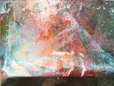 Painting titled "abstract" by Ron Atkin, Original Artwork, Acrylic