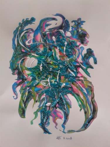 Schilderij getiteld "20180823-120127.jpg" door Marianne Huizinga, Origineel Kunstwerk