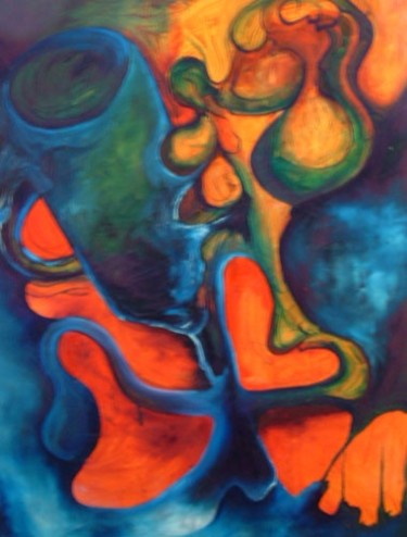 Painting titled "organic_transformer" by Eric Walton 9 / Edub9, Original Artwork