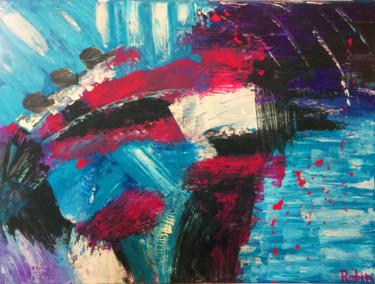 Peinture intitulée "Les danseurs.jpg" par Alexandra Robin, Œuvre d'art originale, Acrylique