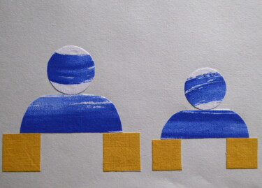 Art textile intitulée "Pénélope et son gra…" par Laure Barlet, Œuvre d'art originale, Autre