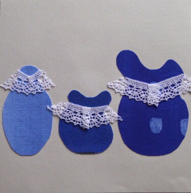 Art textile intitulée "Les poteries de la…" par Laure Barlet, Œuvre d'art originale, Autre