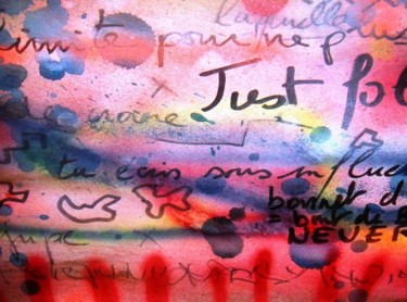 Peinture intitulée "Détail de sans Titre" par Toytoy, Œuvre d'art originale