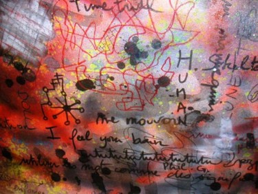 Peinture intitulée "Détail de l'acciden…" par Toytoy, Œuvre d'art originale