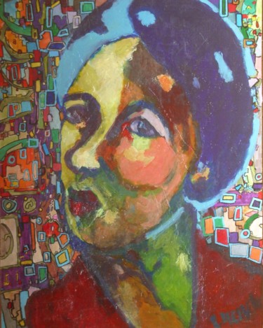 Peinture intitulée "KLIMTomanie" par Evelyne Hervé, Œuvre d'art originale, Autre