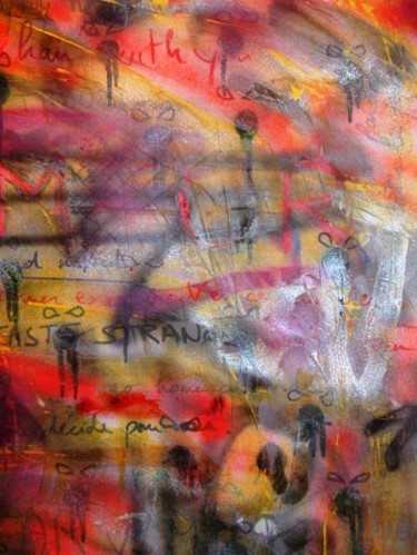 Peinture intitulée "La Rumeur (parite d…" par Toytoy, Œuvre d'art originale