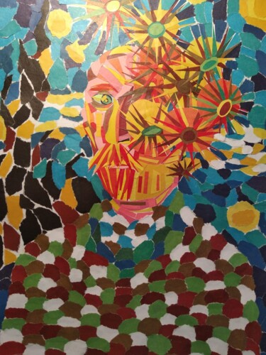 Collages titled "Ван Гог" by Mshtyka, Original Artwork, Paper