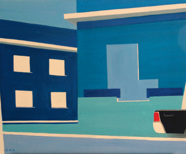 제목이 "Kennedy Street"인 미술작품 Christophe Etronnier로, 원작, 기름