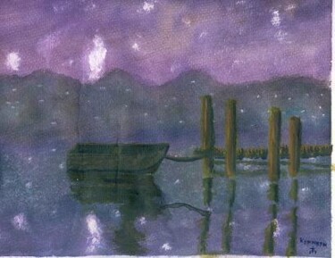 palma de mallorca Painting titled "palma de mallorca" by Kenneth, Original Artwork, Oil